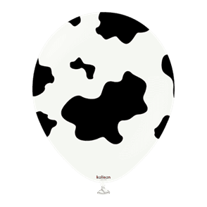 Kalisan - 12″ Safari Country Cow – White – 25CT - 21259533