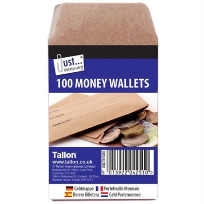 Tallon - 80 wage packet Money Wallets 70 x 105mm - 4251