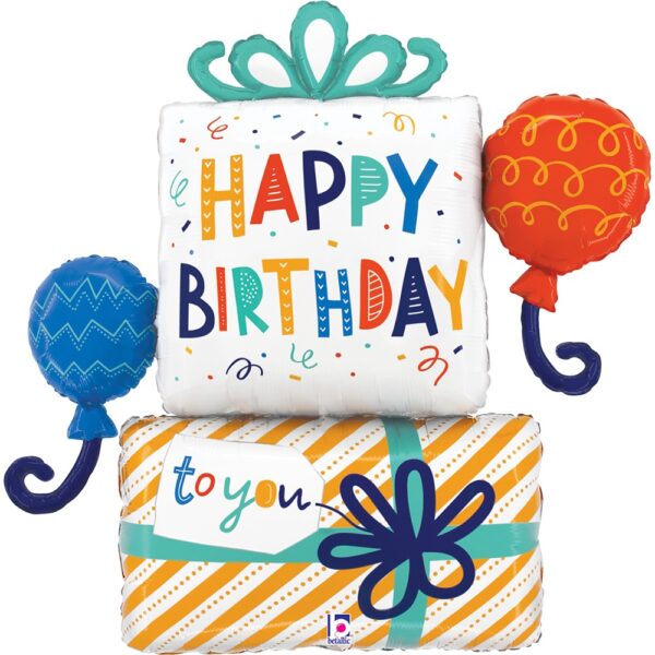Grabo - Birthday Gift Balloons Shape M -25359