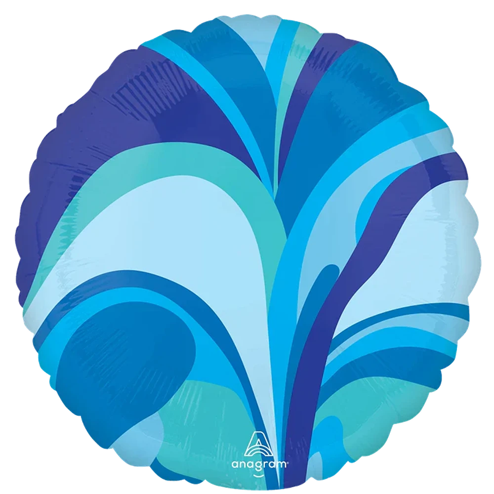 Anagram - Blue Macro Marble Circle - 18'' - 4712901*