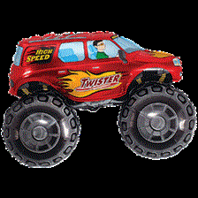 Flexmetal 14" Big Wheel Monster Truck Mini Flat - 902675