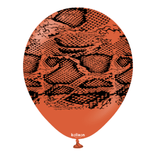 Safari Snake N - Rust Orange(Print Color: Black) - 25CT (Discontinued)