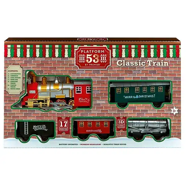 Battery-Powered Music & Headlight Train Set - KIT-23