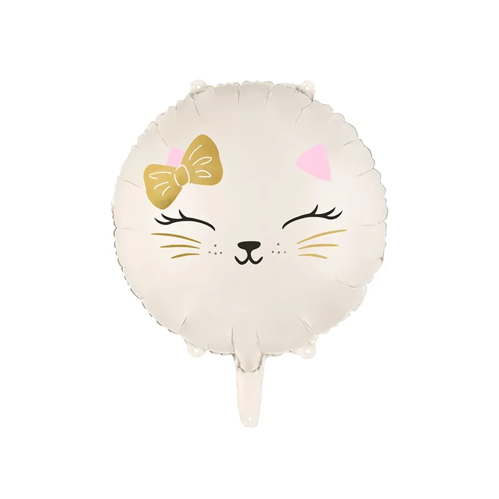 Party Deco - Foil balloon Cat, 45 cm, mix - FB228