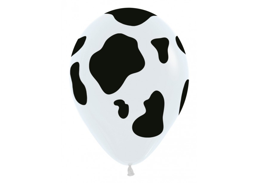 Sempertex - R12" - Cow - Fashion - White - 005 - 25 Pcs - R12COW