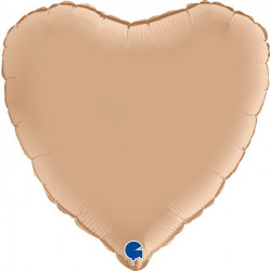 Grabo 18" Satin Nude Heart Pkt - 180000SNU-P*