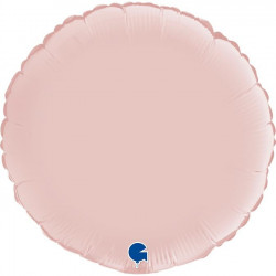 Grabo 18" Satin Pastel Pink Round Pkt - 181000SPP-P*