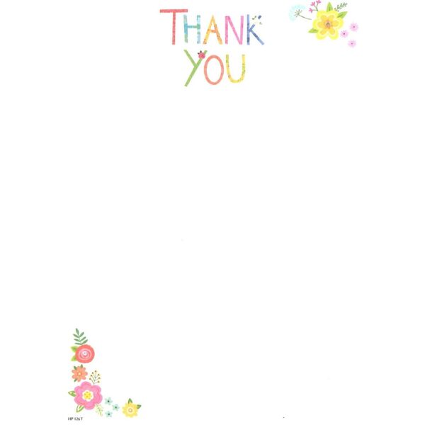 Thank You Card - 20pk - HP126T - Simon Elvin