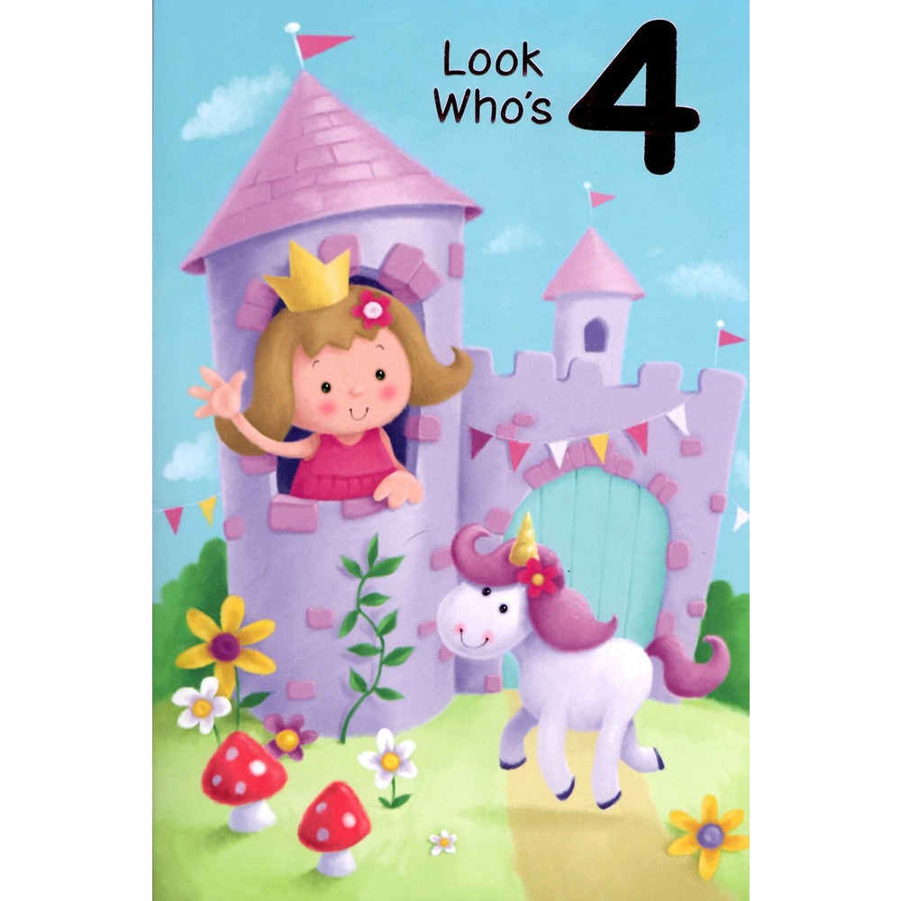 Simon Elvin - Age 4 Female Princess Castle - Code 75 - 6pk - SE29175-2