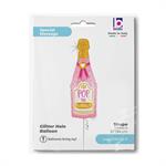 Grabo 37" Pink Bubbly Champagne Bottle Shape E Pkt - 25362GH-P