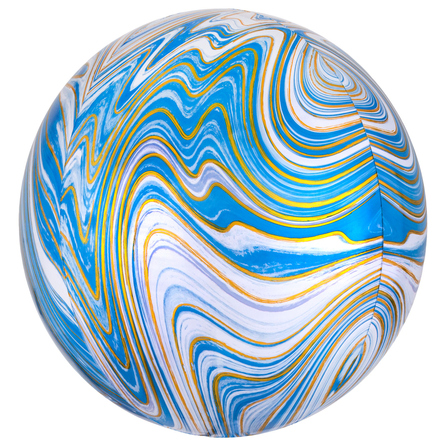 Anagram Blue Marblez Orbz XL Packaged Foil Balloons G20*