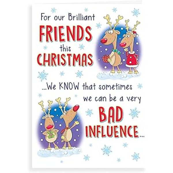 Humour Christmas Card Friends - Code 50 - C85526