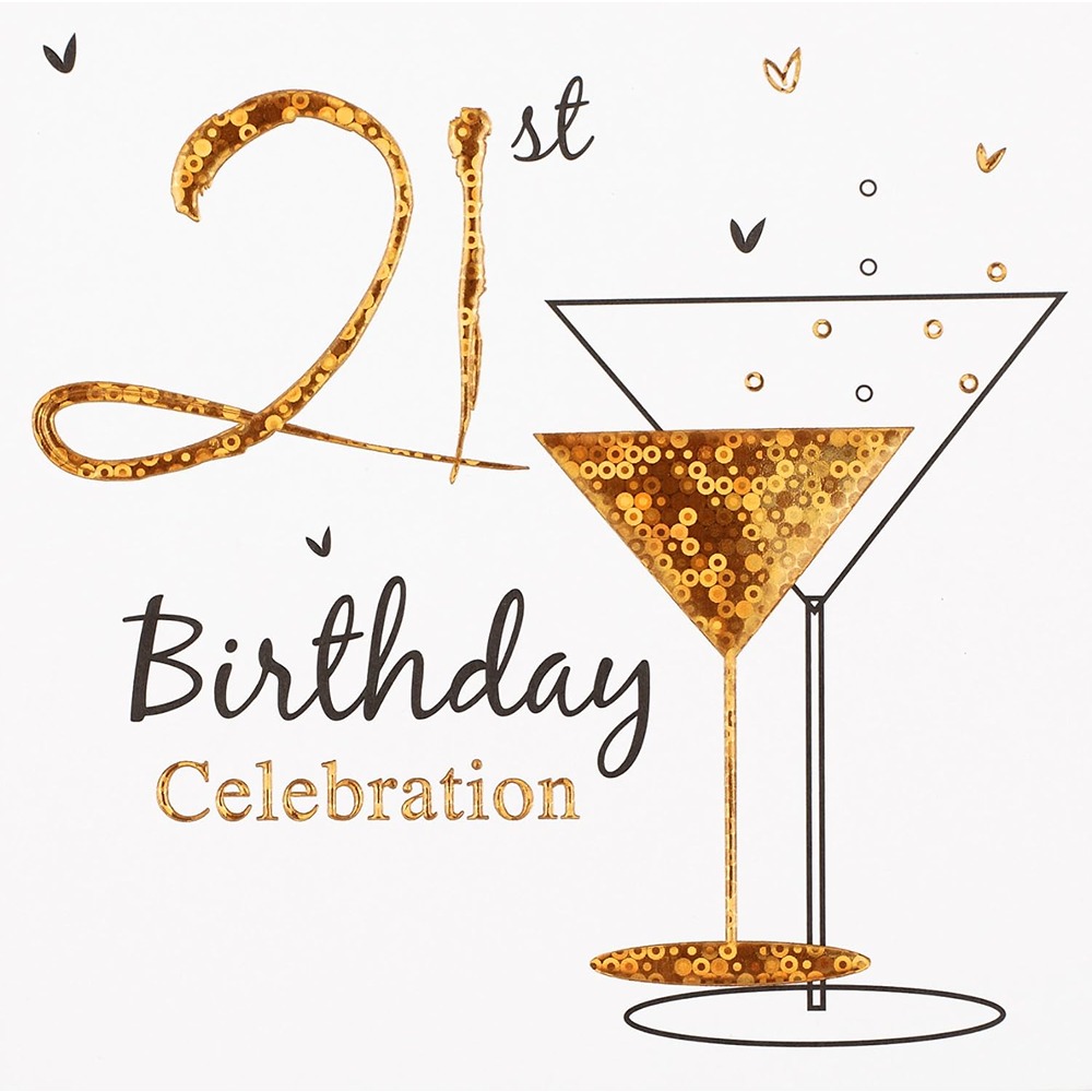 Simon Elvin – Invitation 21st Birthday – 6pk – DP280P