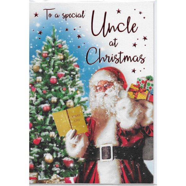 Regal - Xmas Uncle Santa & Tree - C75/6pkt - C85354