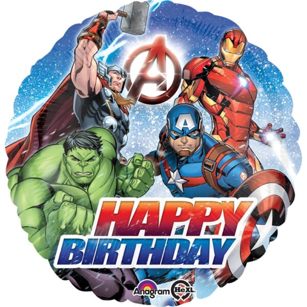 Anagram 18" S60 Avengers Happy Birthday Balloon - 3465601
