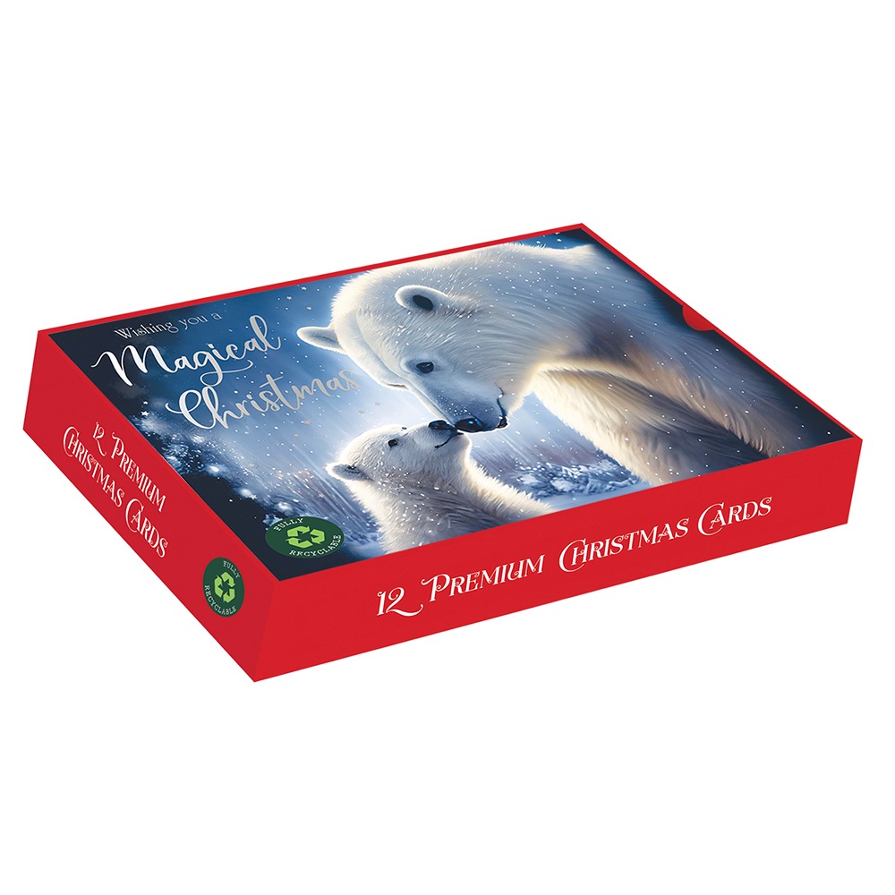 Out Of The Blue - LANDSCAPE - 12in Premium Cards - Artic Bears - PXB7012