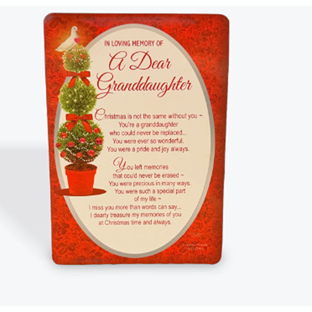 Sensations - A Dear Granddaughter - 6pk - XXY3536A*