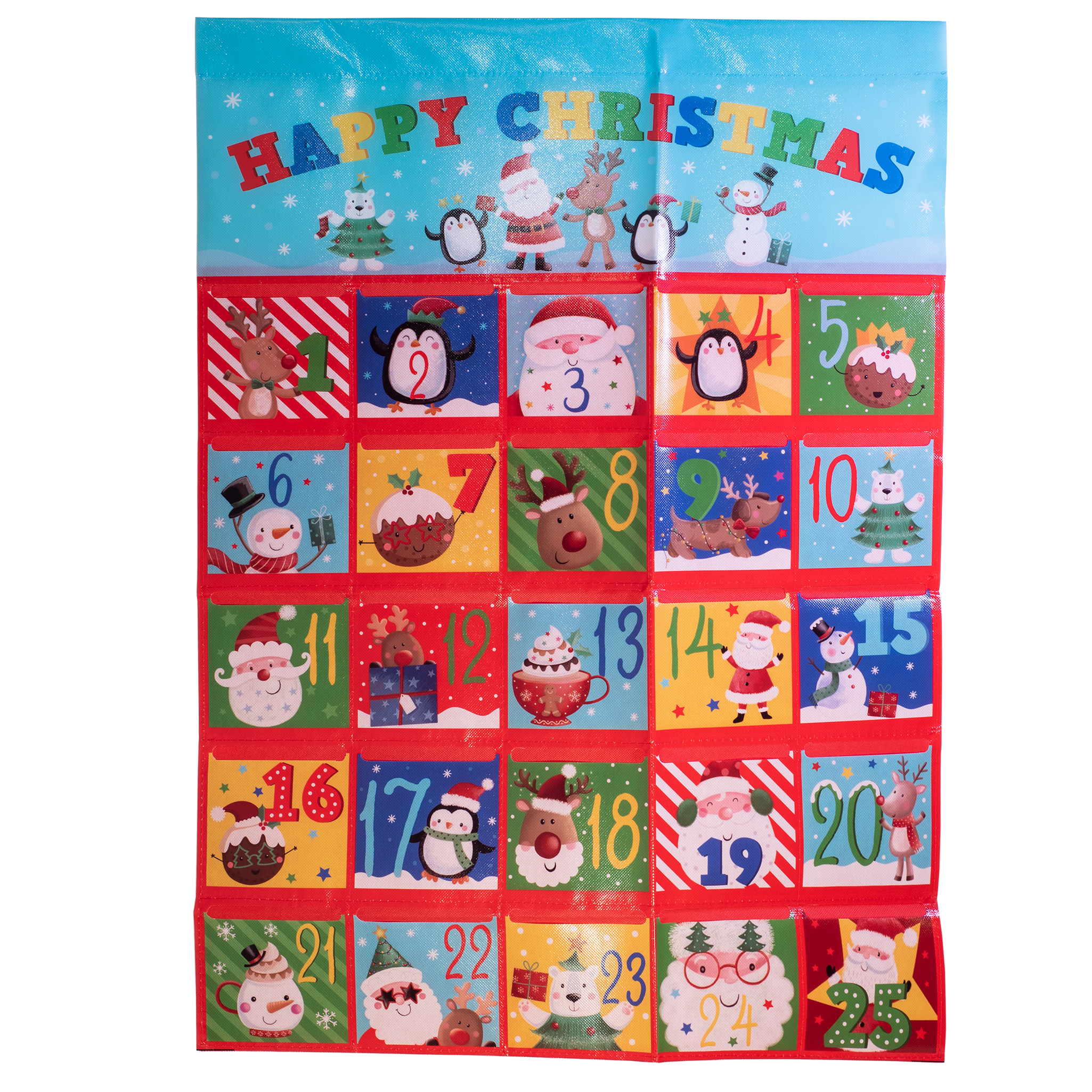KIDS HANGING ADVENT CALENDAR - X-631-HA*