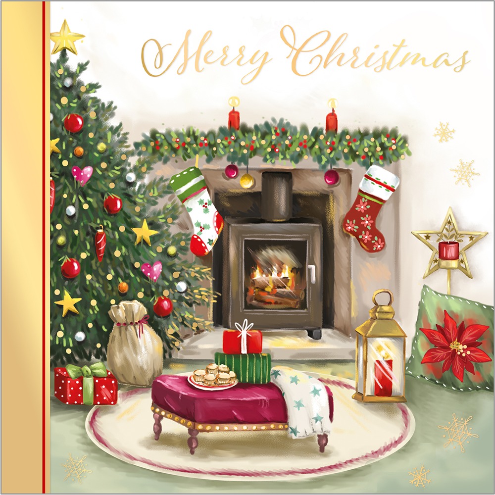 Out Of BLUE - SQ - 24in Luxury Cards - Festive Comfort - XB7003* - Image 2
