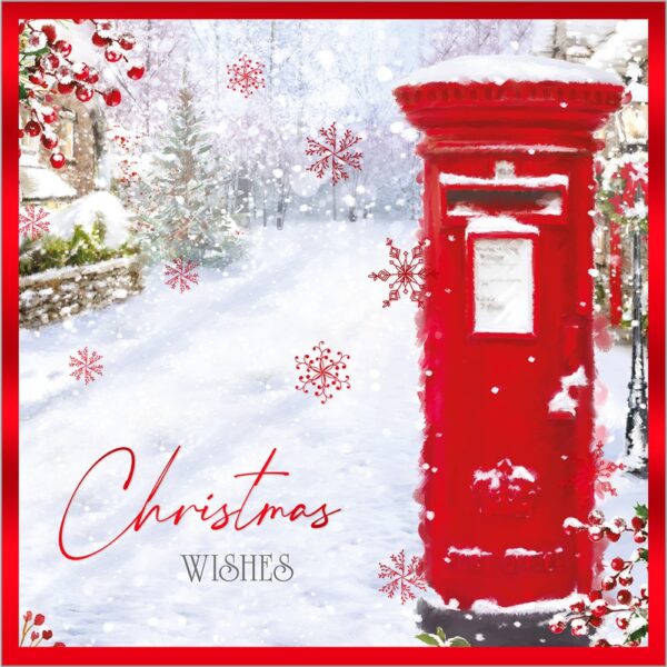 Out Of The Blue - SQ - 24in Luxury Cards - Christmas Post - XB7009 * - Image 3