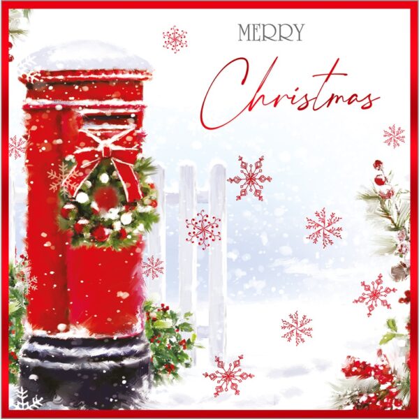Out Of The Blue - SQ - 24in Luxury Cards - Christmas Post - XB7009 * - Image 2