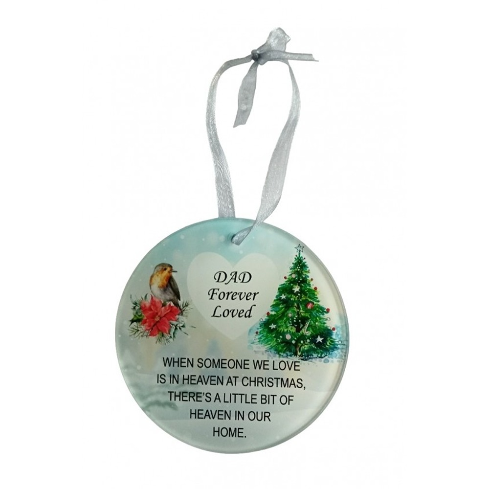 David Fischhoff - Dad Christmas Robin Tree Hanger - 0.9cm - DF20029-D*