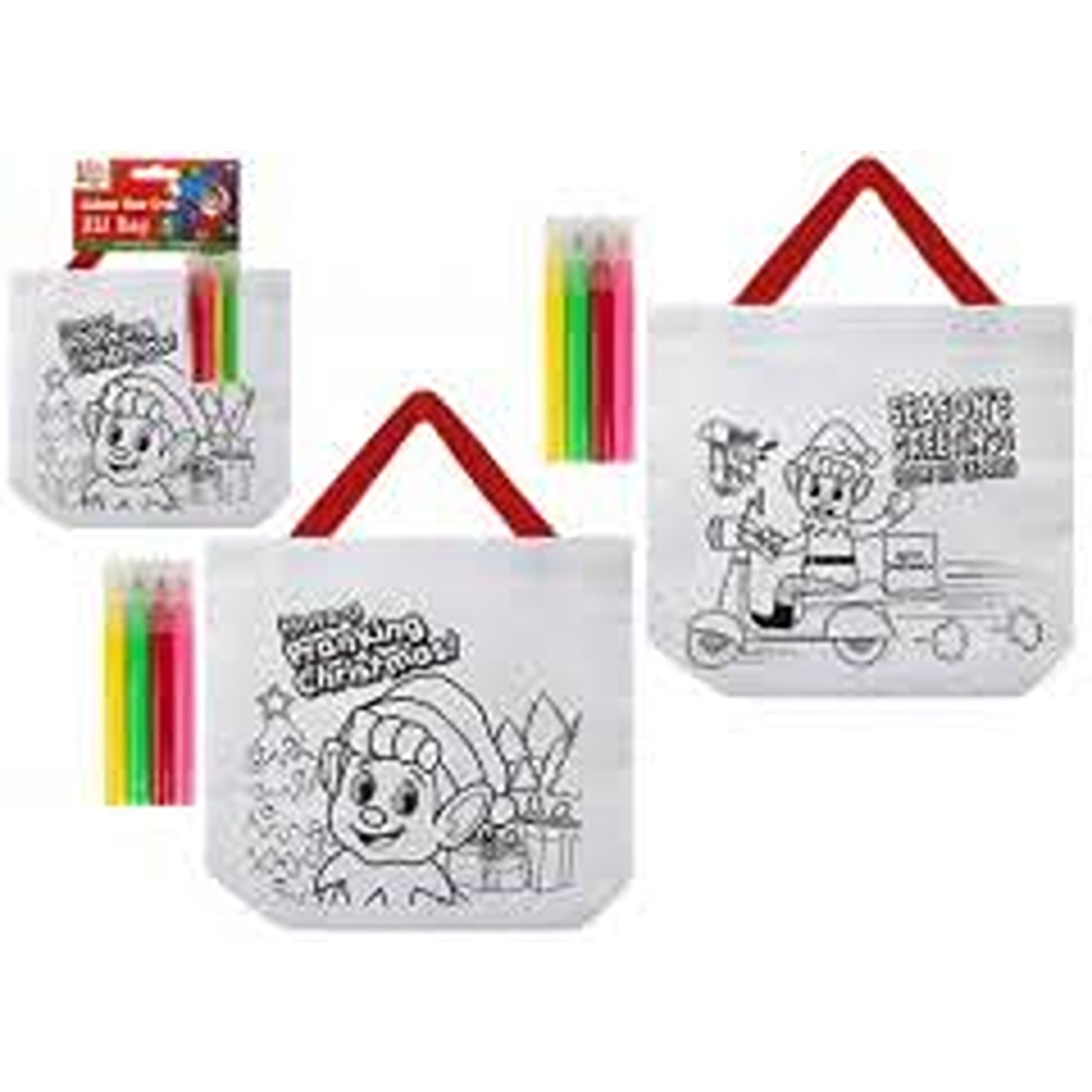 Colour Your Own Elf Bag 500228