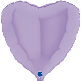 Grabo 18" Matte Lilac Heart Pkt - 180M02L-P*