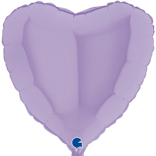 Grabo 18" Matte Lilac Heart Pkt - 180M02L-P