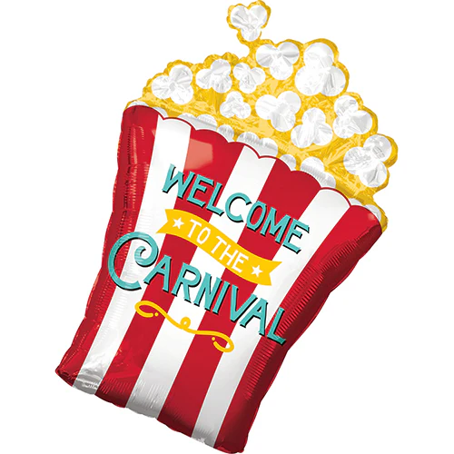 Amscan Pop Corn Foil Balloon for Carnival 29" - 3790601