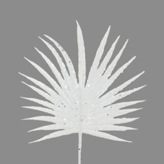29cm  GLITTER PALM PICK  WHITE - 57416