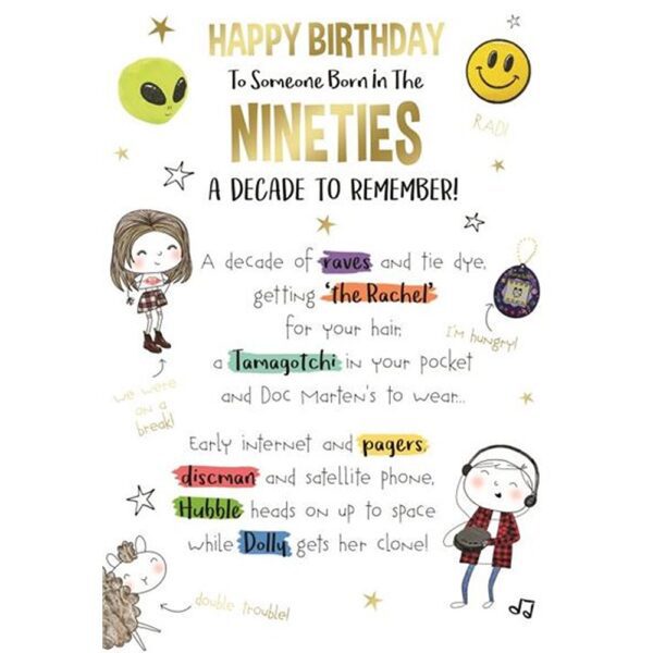K.F - Bday - NINETIES - C50 - 6pkt - BFP011