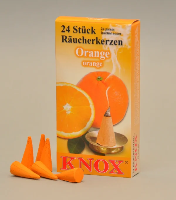 Knox Incense Candles Orange - 013208