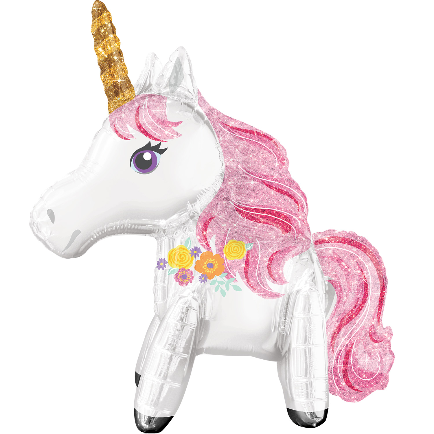 Anagram Magical Unicorn Foil Multi Balloons 25"/55cm x 25"/63cm A75