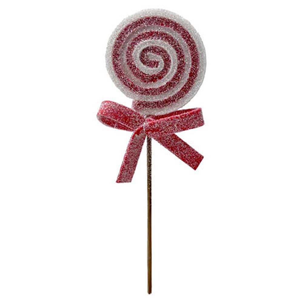 Davies Products - 16cm Lolly Pick Red&White - 59837