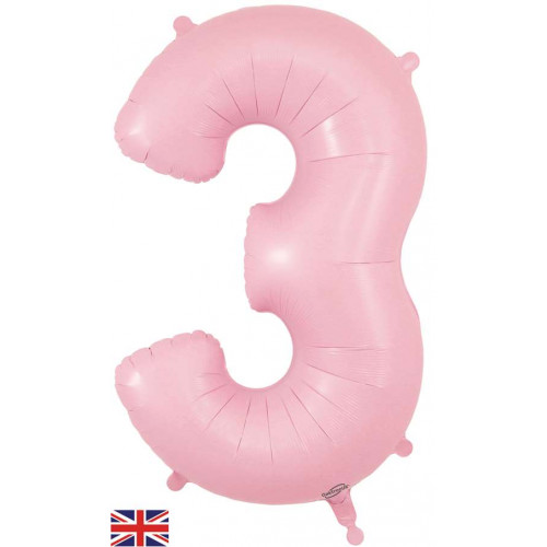 Oaktree 34" Number 3 Matte Pink * - 604230