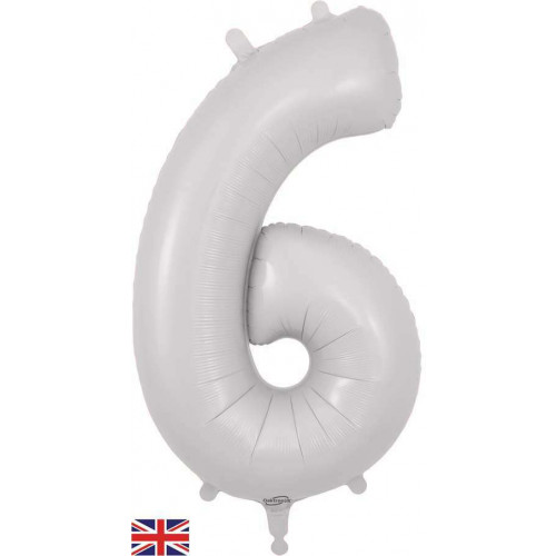 Oaktree 34" Number 6 Matte White *
