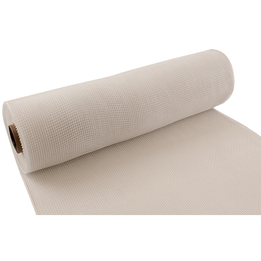 Eleganza Deco Mesh 25cm x 9.1m (10yds) White No.01 - 639263