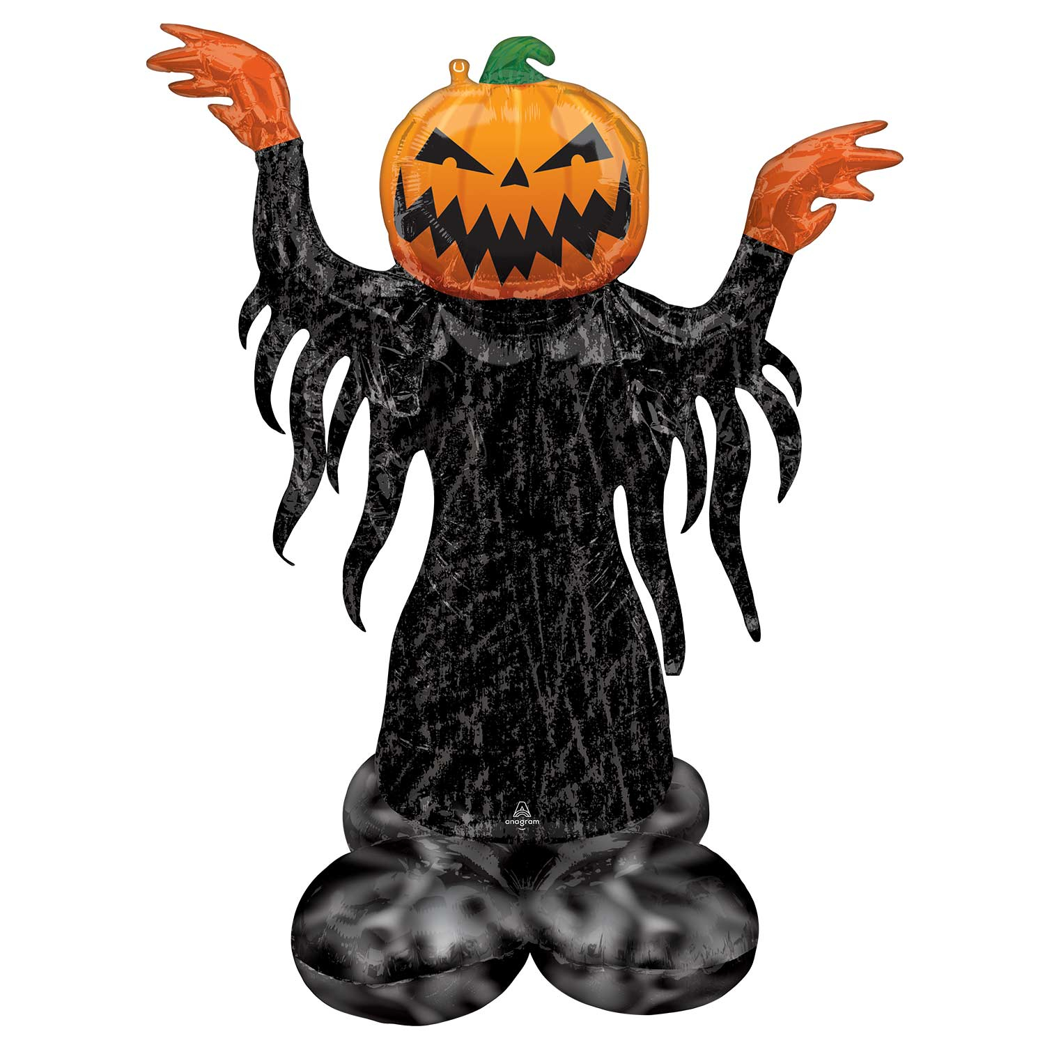 Anagram Pumpkin Head Ghost AirLoonz Foil Balloons 37"/93cm w x 53"/134cm h P70 - 4305111