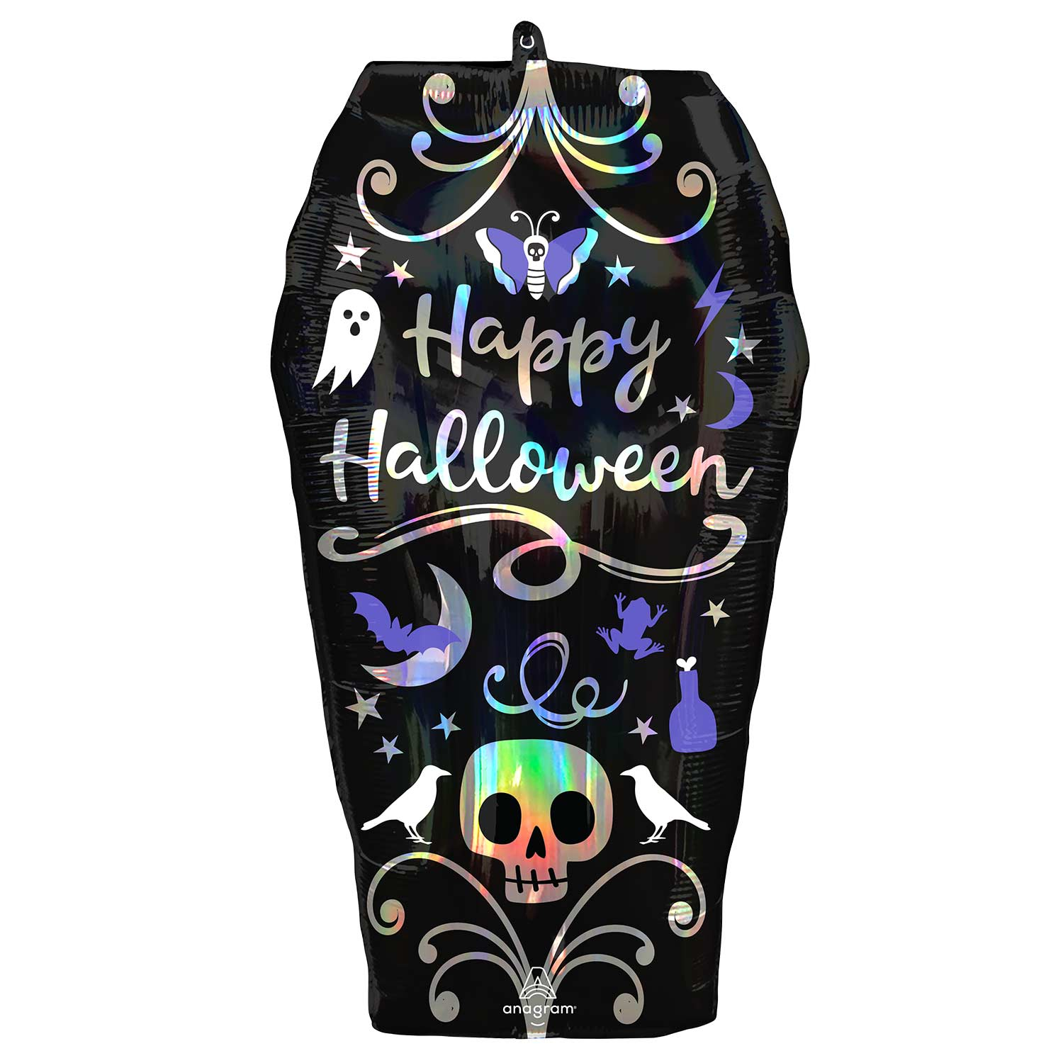 Anagram Iridescent Coffin SuperShape*