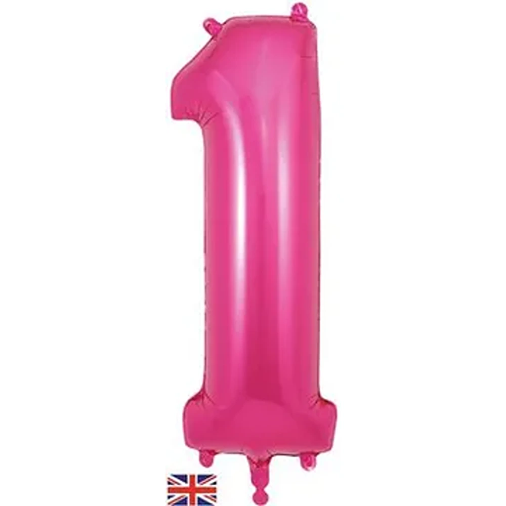 Palloncino Olografico Rosa 18'' (45,7cm) Con Scritta 'Happy 11th Birthday' - Oaktree UK, Design In Alluminio