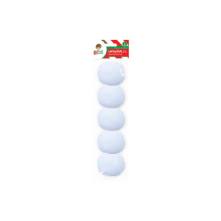 Gem - Elf Indoor Snowballs - 5 Pack - XMA-8083