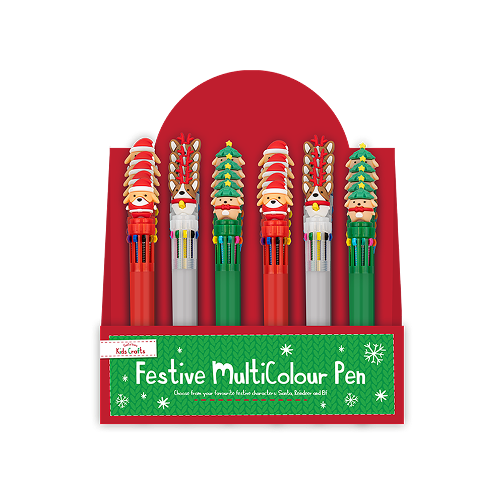 Gem - Festive Multi-Colour Pen PDQ - XMA-8747