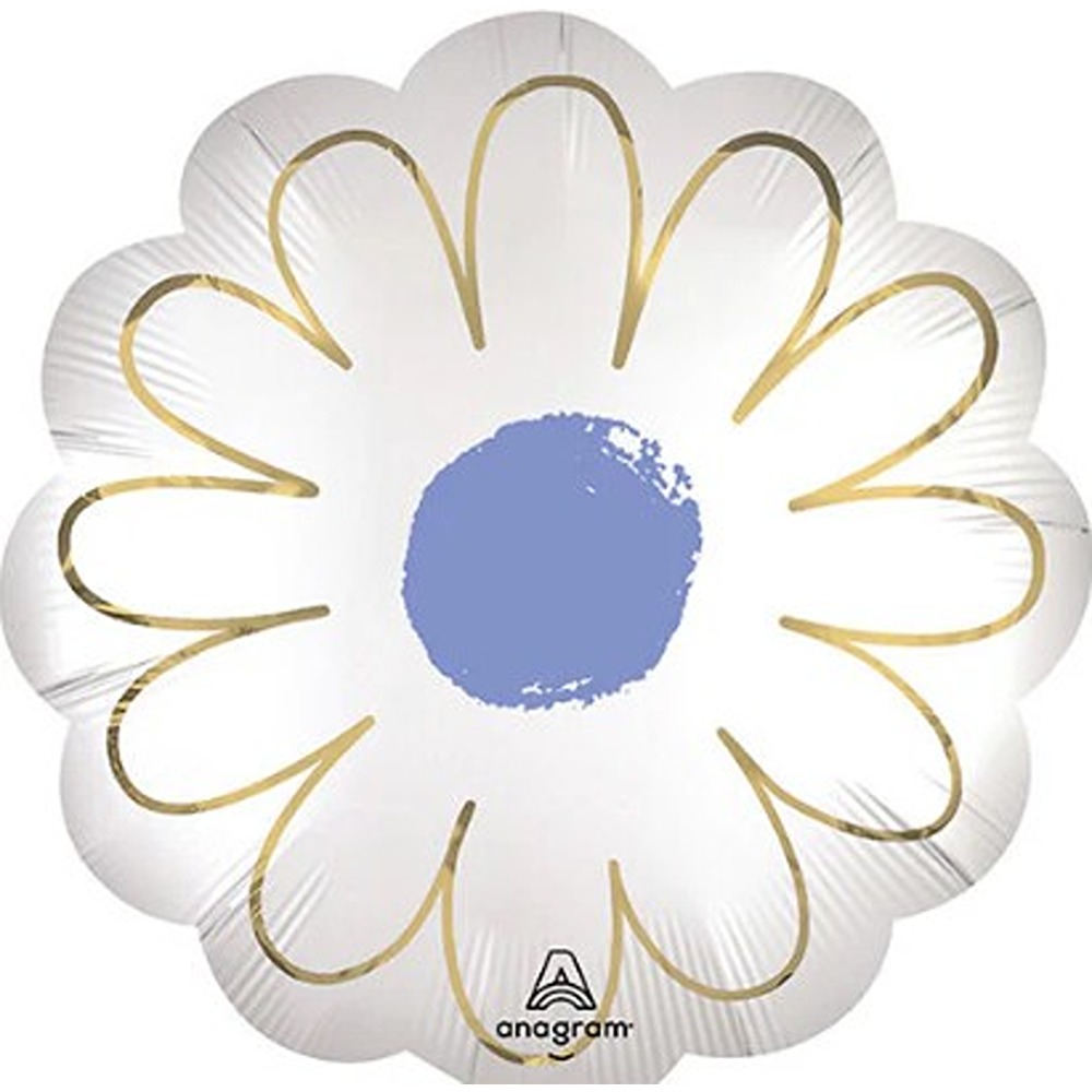 Anagram - Satin Purple Daisy Flower - 14" - 46351*