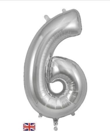 Oaktree 34" Number 6 Silver *