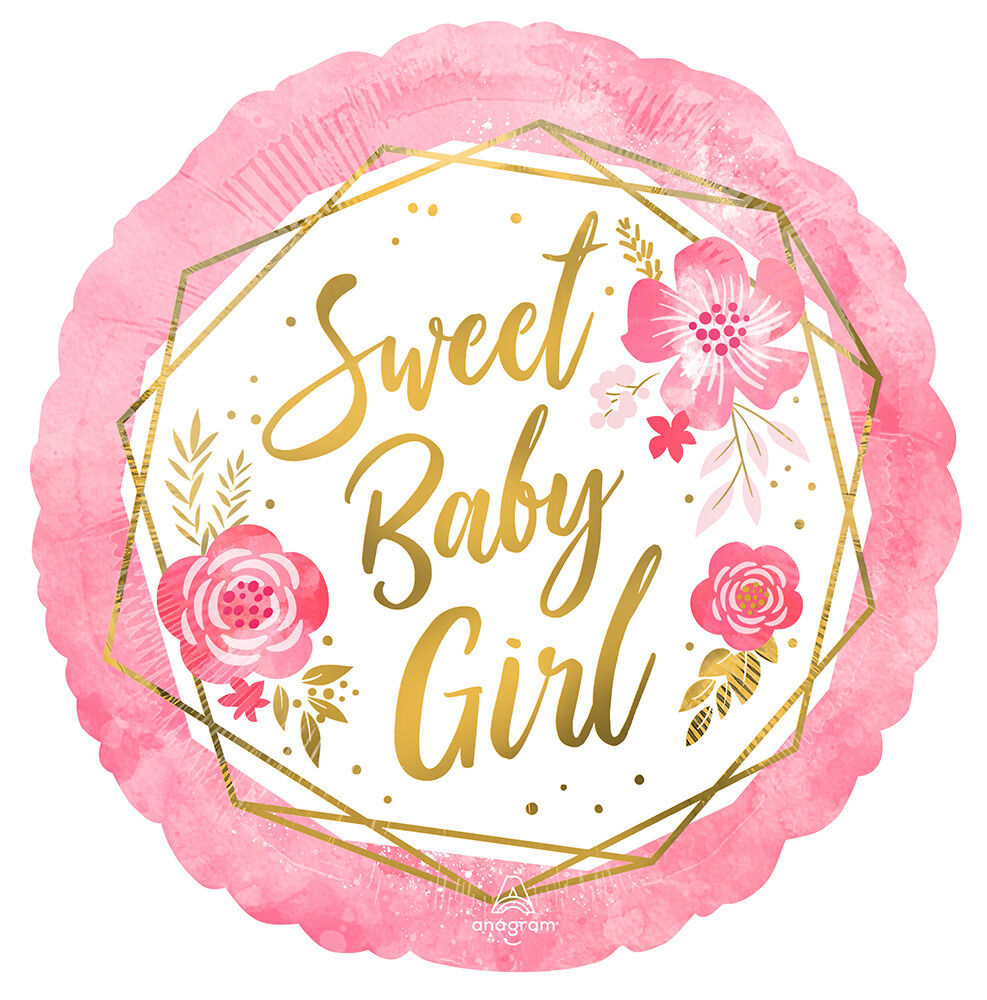 Anagram - 18 Baby Girl Floral Geo - 4311901 *