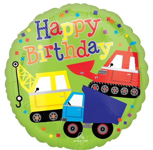 Anagram - 18" S40 HAPPY BIRTHDAY TRUCKS - 4594901 *
