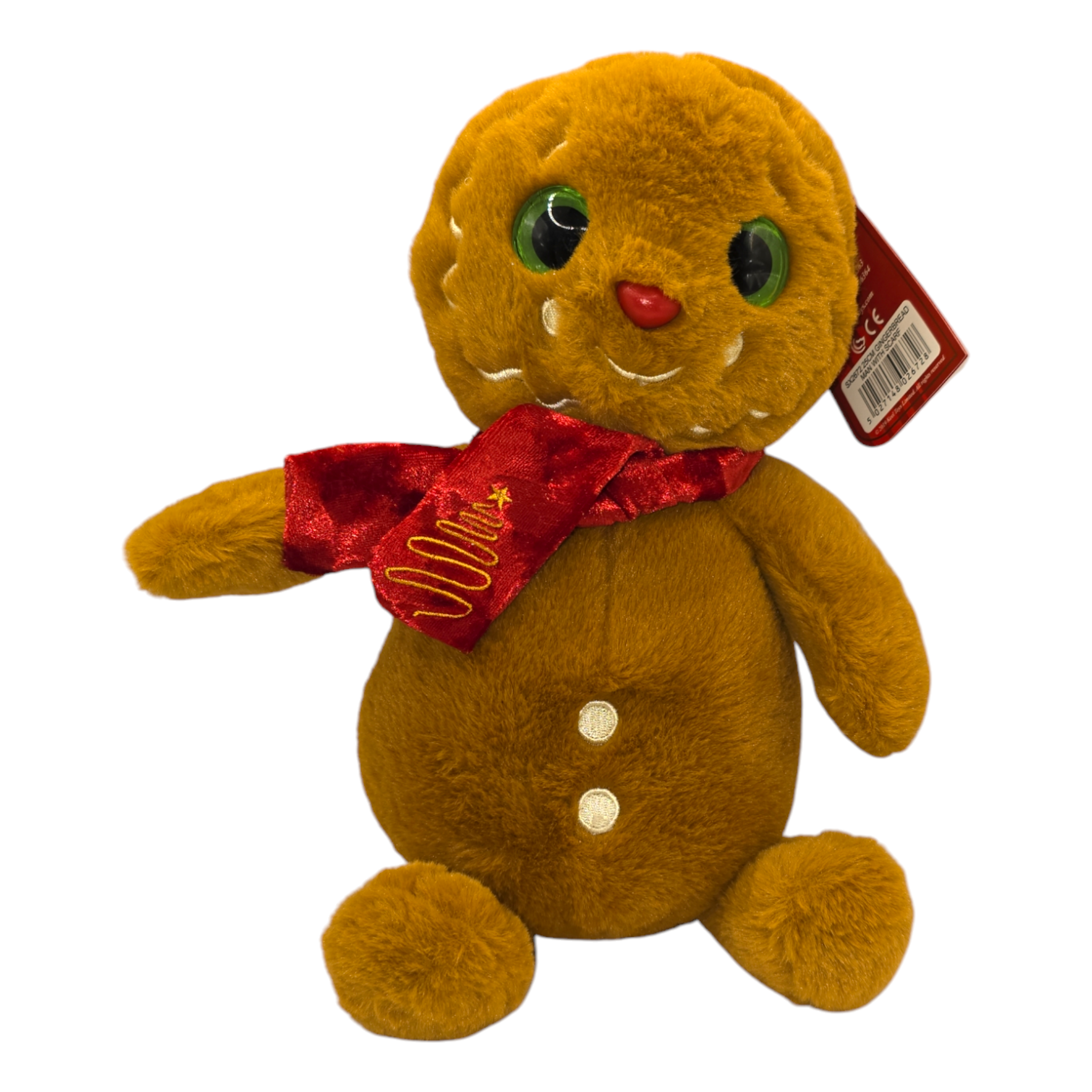 25cm Gingerbread Man with Scarf -