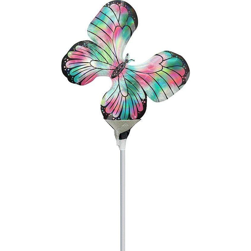 Anagram - Teal Butterfly Balloon (requires heat-sealing) - 39449*