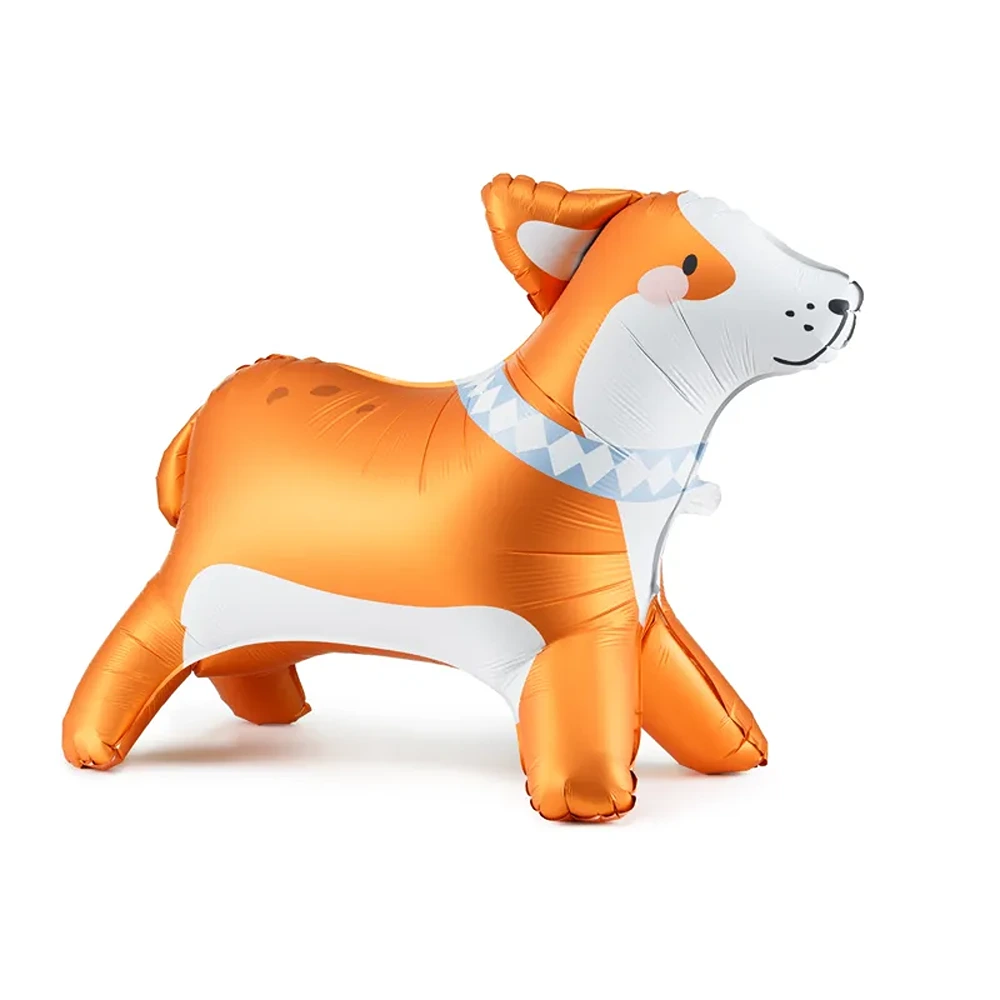 Party Deco - Standing Foil Balloon Corgi, 88x70 cm - FB249